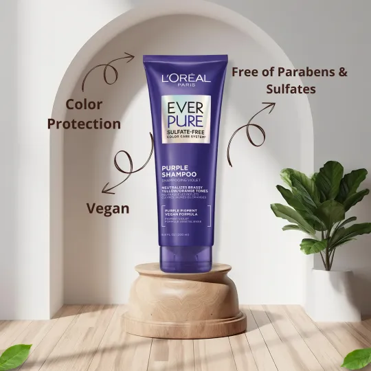 Loreal EverPure Sulfate-Free Purple Shampoo (200ml)